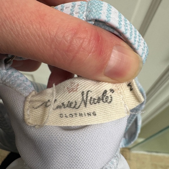 NWOT Marie Nicole 3T Girls Sailboat Ruffle Bikini Top Bathingsuit Swimsuit - Picture 5 of 5